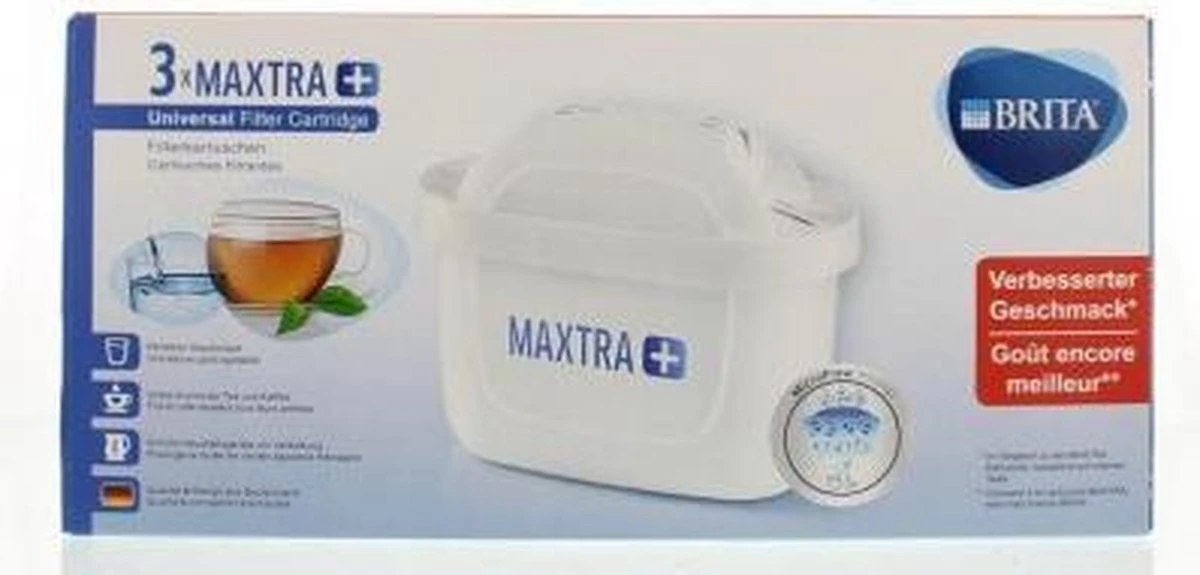 BRITA Maxtra+ Filterpatronen - 3 Stuks 13 BRITA Maxtra+ Filterpatronen - 3 Stuks - Afbeelding 13