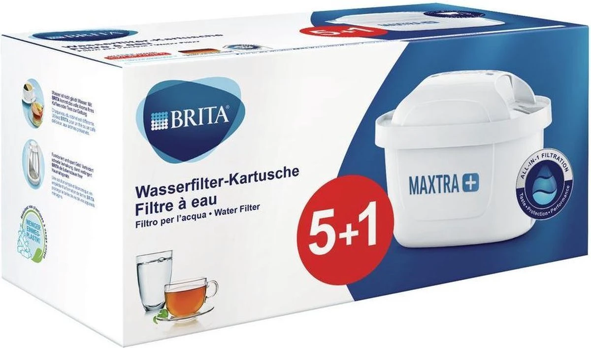 BRITA Maxtra Filterpatronen - 5+1-Pack 3 BRITA Maxtra Filterpatronen - 5+1-Pack - Afbeelding 3