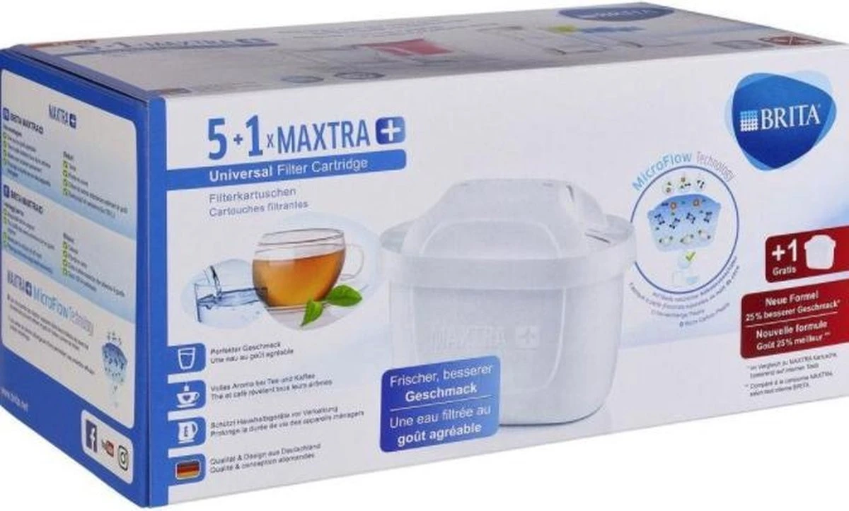 BRITA Maxtra Filterpatronen - 5+1-Pack 6 BRITA Maxtra Filterpatronen - 5+1-Pack - Afbeelding 6