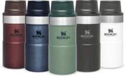 Stanley The Trigger-Action Travel Mug 0,25L - Thermosfles - Black -Drinkwater Apparaat Winkel 1200x727