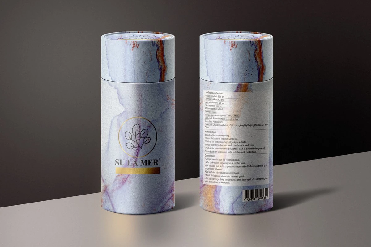 Duurzame Waterfles Met Kristal - Roségoud - Roestvrij Staal - Rozenkwarts Edelstenen - Verrijkt En Verzacht Water - Inclusief Thee/fruit Infuser - Edelstenen - 550 Ml - Waterfles - Drinkfles 11 Duurzame Waterfles Met Kristal - Roségoud - Roestvrij Staal - Rozenkwarts Edelstenen - Verrijkt En Verzacht Water - Inclusief Thee/fruit Infuser - Edelstenen - 550 Ml - Waterfles - Drinkfles - Afbeelding 11