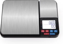 Juleika Keukenweegschaal Digitaal 2022 Ultra Nauwkeurig Precisie Weegschaal 2 Platforms - 0,01 G Tot 5 Kg - Inclusief Batterijen - Juwelen Koffiebonen -Drinkwater Apparaat Winkel 1200x842