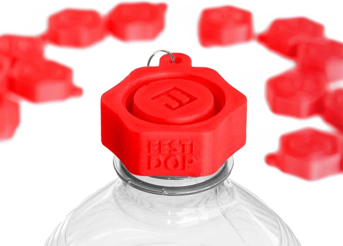 Festidop® Rood - Festival Dop - Party Dop - Universele Dop - Partycap - Basic 1 Festidop® Rood - Festival Dop - Party Dop - Universele Dop - Partycap - Basic