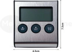 Merkloos MDO Vleesthermometer - Keukenthermometer - Digitaal - BBQ Thermometer - Oventhermometer - Kookthermometer- RVS -Drinkwater Apparaat Winkel 1200x868