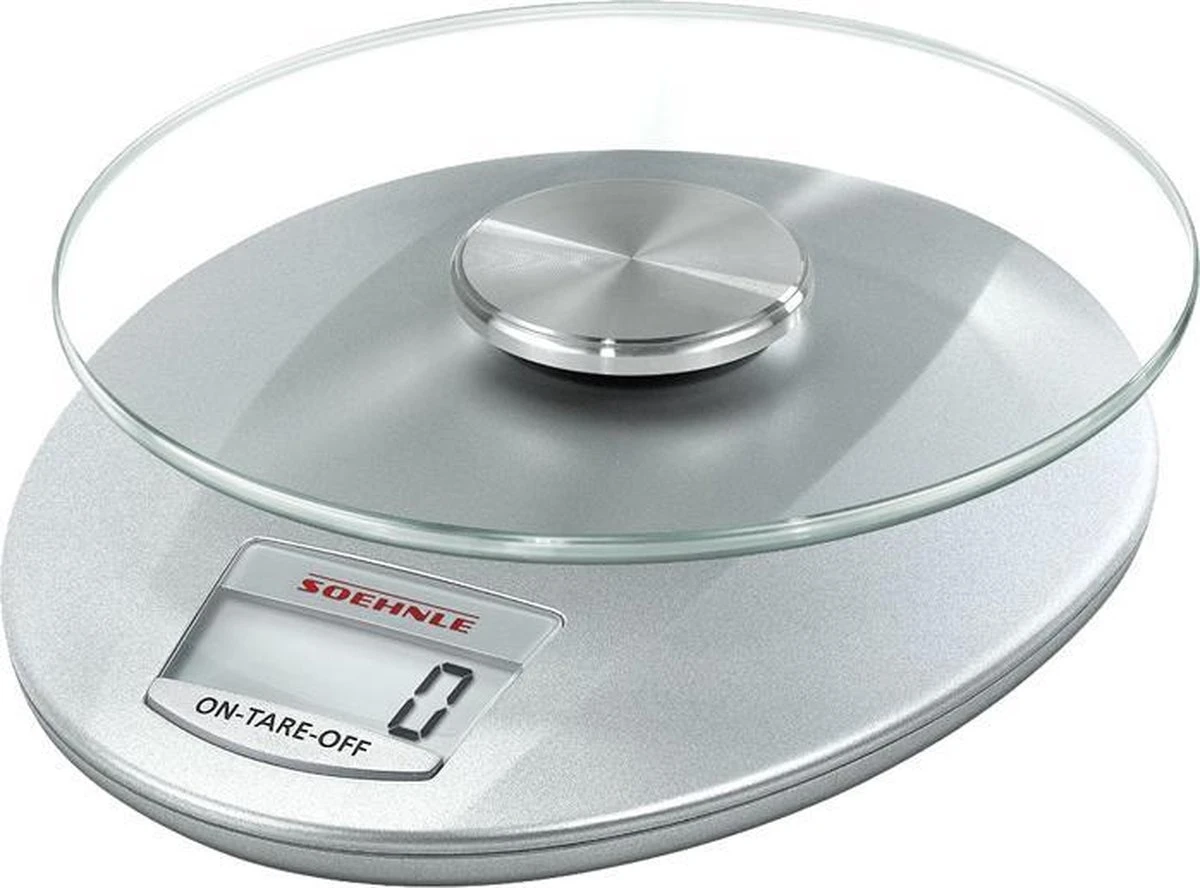 Soehnle Keukenweegschaal Digitaal Roma Zilver 6 Soehnle Keukenweegschaal Digitaal Roma Zilver - Afbeelding 6