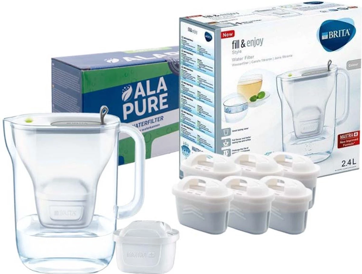 BRITA - Waterfilterkan Style Cool - Grijs - 2,4L 17 BRITA - Waterfilterkan Style Cool - Grijs - 2,4L - Afbeelding 17
