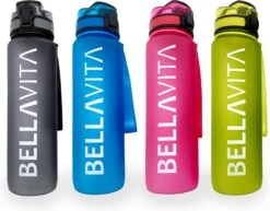 BELLAVITA Drinkfles - Turquoise - Cyaan - Waterfles - Drinkfles Volwassenen - Drinkfles Kinderen - Drinkfles 1 Liter - Fles - 1 Liter - 1000ml - Tritan - Fruitfilter- BPA-vrij - 100% Lekvrij -Drinkwater Apparaat Winkel 1200x936 1