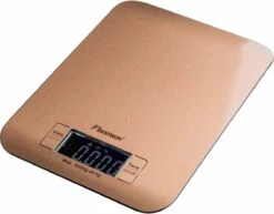 Bestron Digitaale Keukenweegschaal Met LCD-display, Voor Tot 5 Kg, Inclusief Batterijen, Kleur: Koper