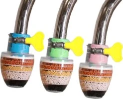 Waterfilter Voor Op De Kraan - 2 Stuks - Zuiver Water - Waterontkalker - Waterzuivering - Kraanfilter - Waterontharder - Blauw -Drinkwater Apparaat Winkel 1200x962