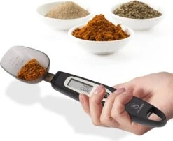 Digitale Lepelweegschaal - Weeglepel - Keukenweegschaal Digitaal - Weegschaal Keuken - Precisie Weegschaal Keuken Van 0,2 Tot 500 Gr - Maatlepels