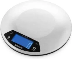 Brabantia Profile Keukenweegschaal - Rond - Met Kookwekker - RVS