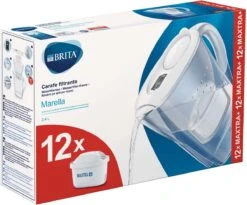BRITA - Waterfilterkan Marella Cool - Wit - 2,4L + 12 MAXTRA+ Waterfilterpatronen -Drinkwater Apparaat Winkel 1200x996