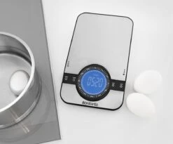 Brabantia Profile Keukenweegschaal - Rechthoekig - Met Kookwekker - RVS -Drinkwater Apparaat Winkel 1200x997