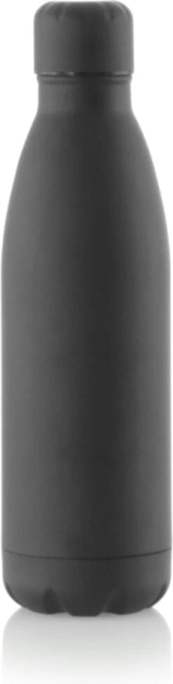 Merkloos Waterfles - Drinkfles RVS - Roestvrijstaal - 790 Ml - Zwart