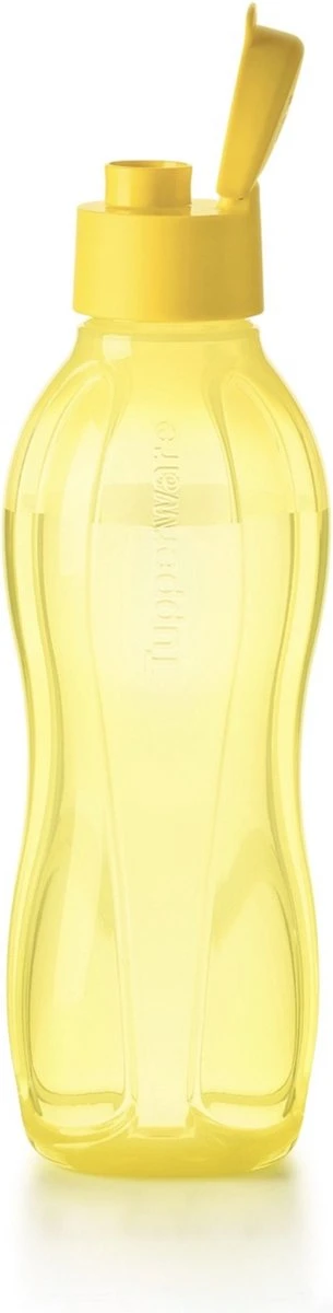 Tupperware Ecofles 750ml Geel 1 Tupperware Ecofles 750ml Geel