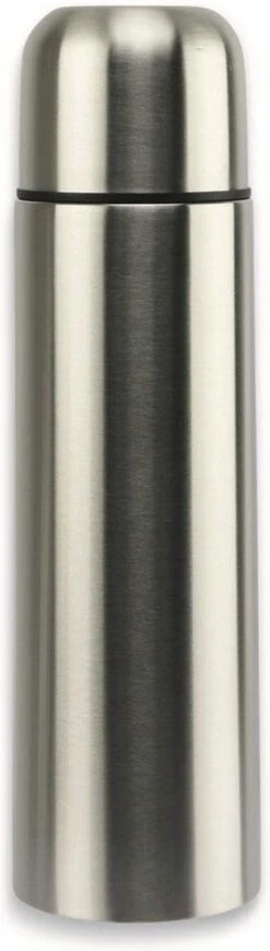 Excellent Basis Thermoskan | Isolatiekan Bullet 0.75 Ltr | Roestvrijstale Drinkbeker | Zilver -Drinkwater Apparaat Winkel 341x1200