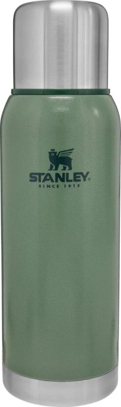 Stanley The Stainless Steel Vacuum Bottle 1,0L - Thermosfles - Hammertone Green -Drinkwater Apparaat Winkel 359x1200