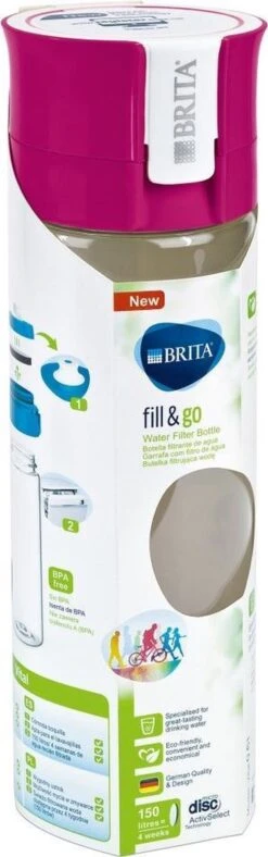 BRITA - Waterfilterfles VITAL - 0,6L - Roze - Inclusief 1 MicroDisc Waterfilter -Drinkwater Apparaat Winkel 376x1200 2