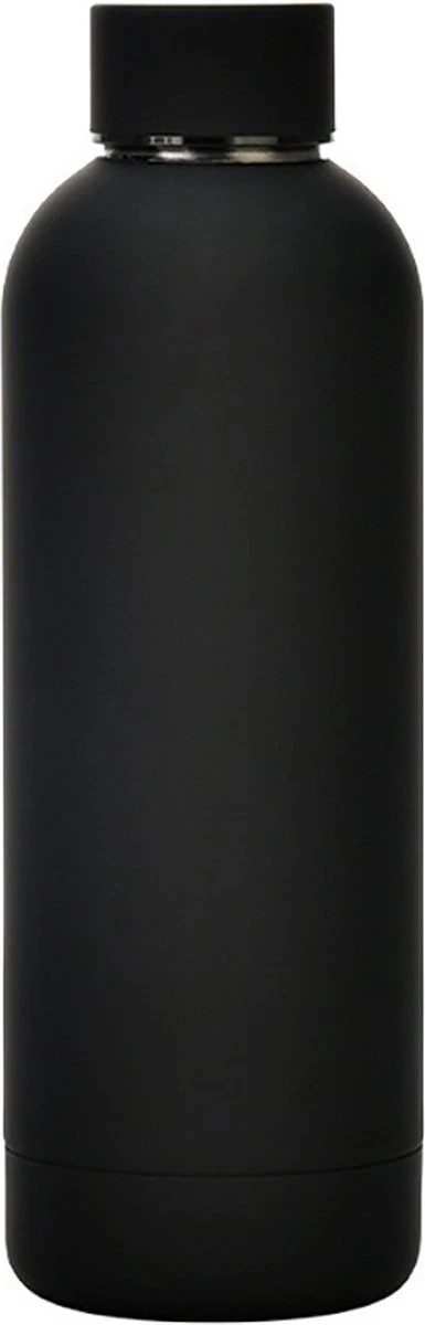 Merkloos Thermosfles - 500 Ml - Zwart - Dubbelwandig - RVS - Warm - Koud - Koffie - Water - Thee - Duurzaam 1 Merkloos Thermosfles - 500 Ml - Zwart - Dubbelwandig - RVS - Warm - Koud - Koffie - Water - Thee - Duurzaam