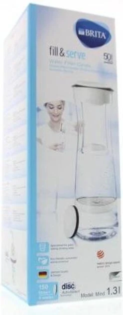 BRITA - Fill&Serve Waterfilterkaraf - 1,3L - Wit Grafiet - Inclusief 1 MicroDisc Waterfilter 37 BRITA - Fill&Serve Waterfilterkaraf - 1,3L - Wit Grafiet - Inclusief 1 MicroDisc Waterfilter -Drinkwater Apparaat Winkel 471x1200