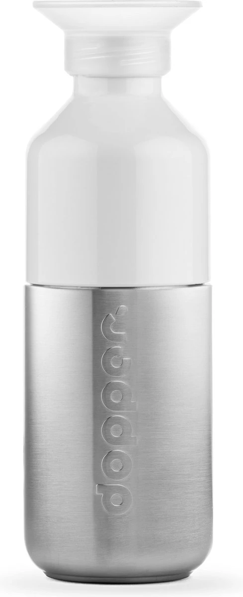 Dopper Steel Drinkfles - 350ml - Roestvrij Staal 1 Dopper Steel Drinkfles - 350ml - Roestvrij Staal
