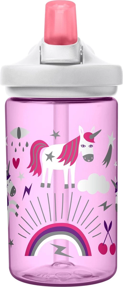 CamelBak Eddy+ Kids - Drinkfles - 400 Ml - Lila (Unicorn Party) 6 CamelBak Eddy+ Kids - Drinkfles - 400 Ml - Lila (Unicorn Party) - Afbeelding 6