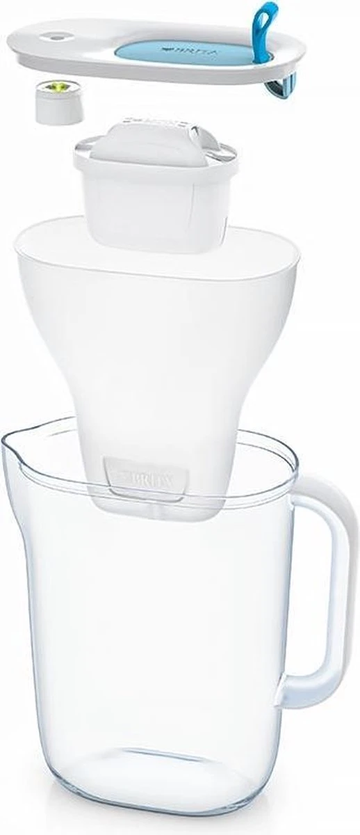 BRITA - Waterfilterkan Style Cool - Blauw - 2,4L + 3 MAXTRA+ Waterfilterpatronen 9 BRITA - Waterfilterkan Style Cool - Blauw - 2,4L + 3 MAXTRA+ Waterfilterpatronen - Afbeelding 9