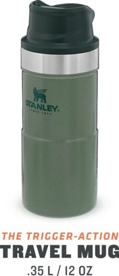 Stanley Trigger-Action Travel Mug 0.35L - Thermosfles - Hammertone Green -Drinkwater Apparaat Winkel 521x1200 2
