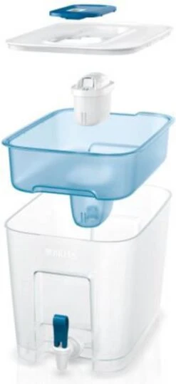 BRITA - Waterfilterkan Flow Cool - Blauw - 8,2L -Drinkwater Apparaat Winkel 550x1200