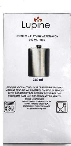 Lupine Heupfles - Platvink - Veldfles - 240 ML - Groot -Drinkwater Apparaat Winkel 589x1200 4