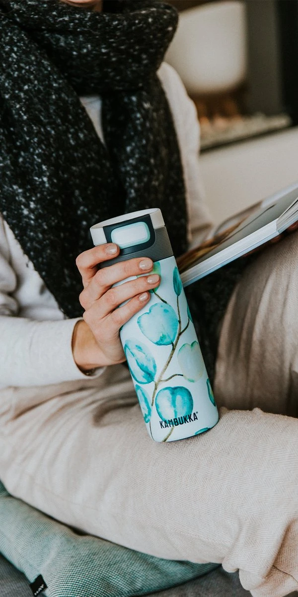 Kambukka Etna Thermosbeker 500 Ml - Makkelijk Reinigen - Lekvrije Koffiebeker - Eucalyptus Leaves 9 Kambukka Etna Thermosbeker 500 Ml - Makkelijk Reinigen - Lekvrije Koffiebeker - Eucalyptus Leaves - Afbeelding 9