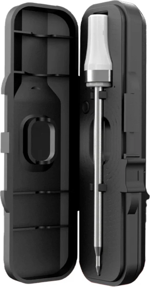 BBQ PRO - Vleesthermometer Draadloos - 2-in-1 Oventhermometer - BBQ Thermometer - App & Bluetooth - Thermometer Koken - Meater - RVS & Fast Charger - 30 Meter - Valentijn - Vaderdag - Moederdag - Grillmeister 7 BBQ PRO - Vleesthermometer Draadloos - 2-in-1 Oventhermometer - BBQ Thermometer - App & Bluetooth - Thermometer Koken - Meater - RVS & Fast Charger - 30 Meter - Valentijn - Vaderdag - Moederdag - Grillmeister - Afbeelding 7