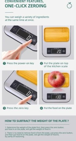 Smart Nutrition Scale - Keukenweegschaal - Digitaal & Bluetooth - APP Voor Android En IOS - Maximum Capaciteit 5 KG 19 Smart Nutrition Scale - Keukenweegschaal - Digitaal & Bluetooth - APP Voor Android En IOS - Maximum Capaciteit 5 KG -Drinkwater Apparaat Winkel 645x1200