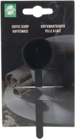Merkloos Koffiemaatschepje Kunststof Zwart