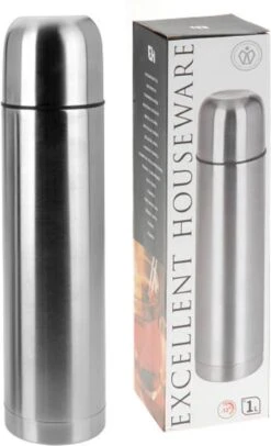 Excellent Houseware KOOPMAN Thermoskan Bullet 1 Liter RVS 10 Excellent Houseware KOOPMAN Thermoskan Bullet 1 Liter RVS -Drinkwater Apparaat Winkel 730x1200
