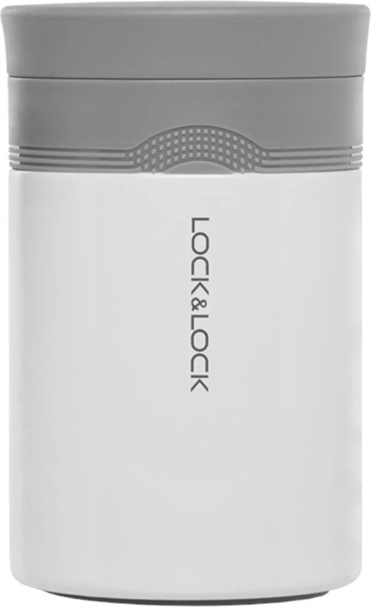 Lock&Lock RVS Thermos Lunchbox - Voedselcontainer - Voedseldrager - Lunchpot - Snackbox - Soepbeker To Go - Warme Maaltijden - Volwassenen - 500ml - Houdt Tot 6 Uur Warm - Lekvrij - Wit 1 Lock&Lock RVS Thermos Lunchbox - Voedselcontainer - Voedseldrager - Lunchpot - Snackbox - Soepbeker To Go - Warme Maaltijden - Volwassenen - 500ml - Houdt Tot 6 Uur Warm - Lekvrij - Wit