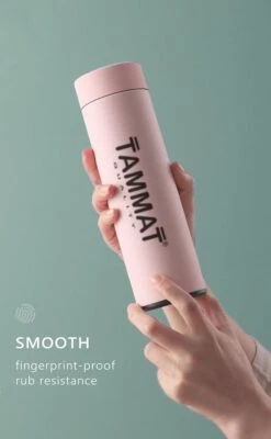 Slimme Thermosfles Met LCD Temperatuur Display - Curver Isolatiefles 500 ML - Rubber Coating - Dubbelwandige Thermosfles - Thermosbeker - Isoleerfles - Thermoskan - Travel Mug - Bidon Drinkfles - Koffiebeker - Drinkflessen - RVS - Smart Thermos -Drinkwater Apparaat Winkel 741x1200