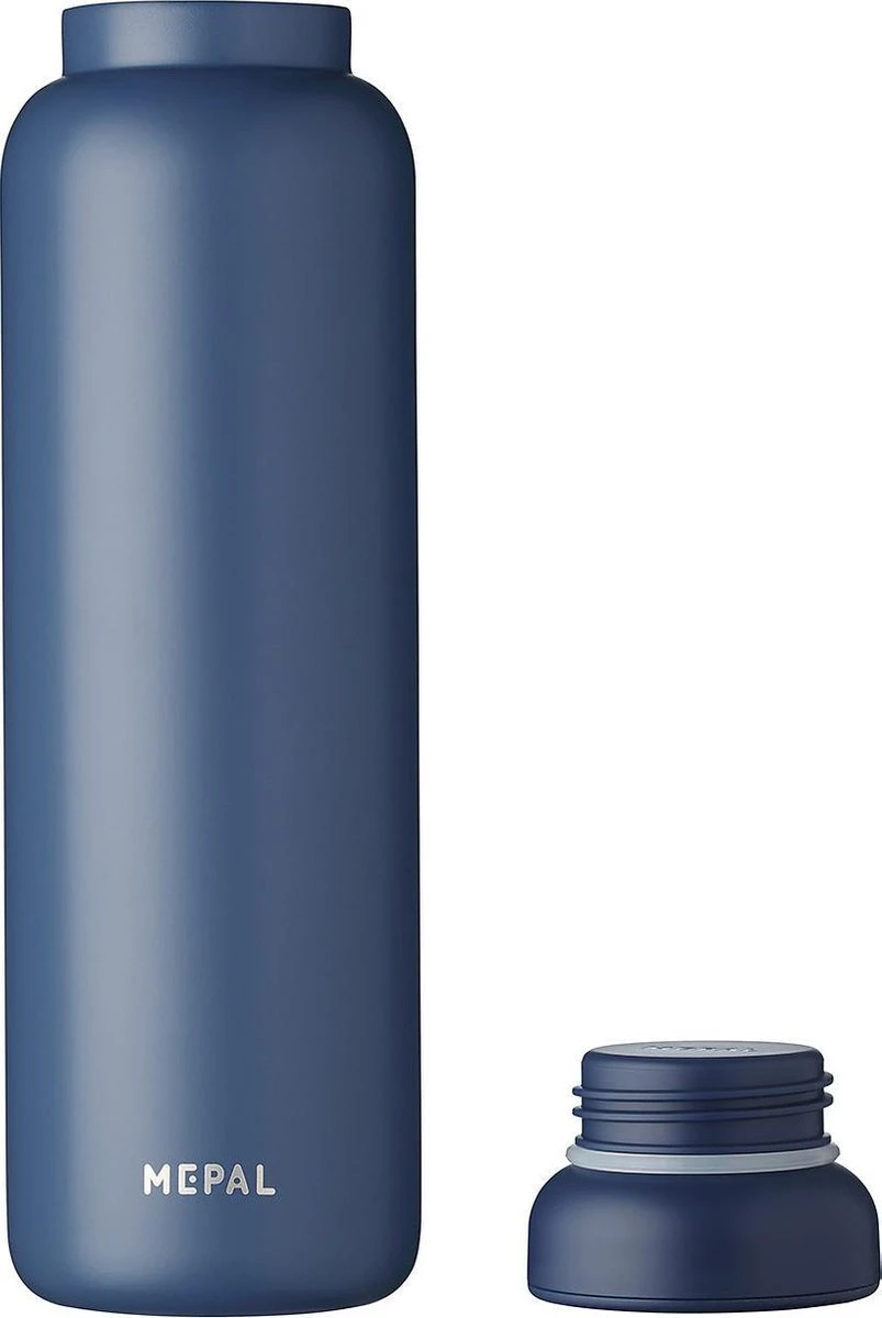 Mepal – Isoleerfles Ellipse 900 Ml – Houdt Je Drankje 12 Uur Warm En 24 Uur Koud – Nordic Denim – Geschikt Voor Bruiswater – Thermosfles – Lekdicht 2 Mepal – Isoleerfles Ellipse 900 Ml – Houdt Je Drankje 12 Uur Warm En 24 Uur Koud – Nordic Denim – Geschikt Voor Bruiswater – Thermosfles – Lekdicht - Afbeelding 2