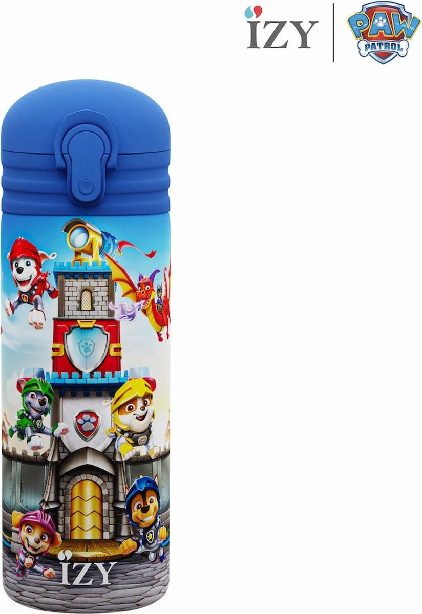 IZY Bottles X Paw Patrol - Rescue Knights | 350 ML | Kinderen | Thermosfles | Drinkfles | Waterfles | Schoolfles | Isoleerfles | Beker | Drinkbeker | Koud | Warm | Fles | Kinder | Back To School | 350ml 4 IZY Bottles X Paw Patrol - Rescue Knights | 350 ML | Kinderen | Thermosfles | Drinkfles | Waterfles | Schoolfles | Isoleerfles | Beker | Drinkbeker | Koud | Warm | Fles | Kinder | Back To School | 350ml - Afbeelding 4