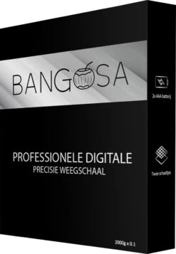 Bangosa® Professionele Digitale Precisie Weegschaal 2kg X 0.1 Gram/2000g - Keuken Weegschaal - Zakweegschaal -Drinkwater Apparaat Winkel 830x1200