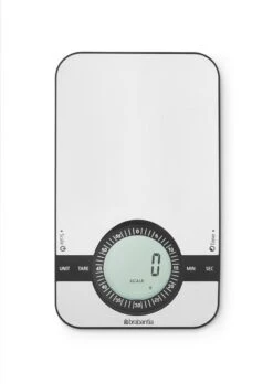 Brabantia Profile Keukenweegschaal - Rechthoekig - Met Kookwekker - RVS -Drinkwater Apparaat Winkel 851x1200