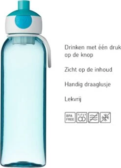 Mepal – Waterfles Pop-up Campus – 500 Ml – Roze – Drinkfles Kinderen – Zicht Op Inhoud – BPA Vrij -Drinkwater Apparaat Winkel 867x1200 2