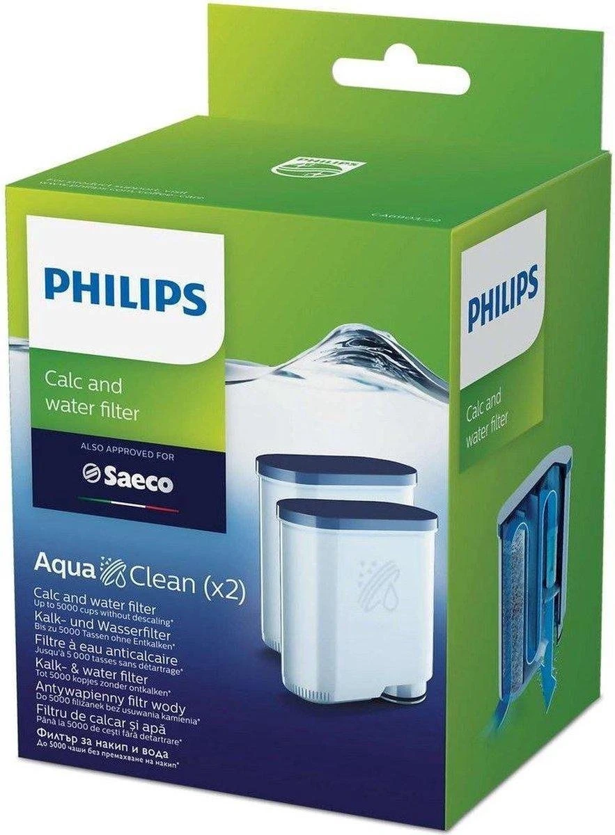 Philips / Saeco CA6903/22 - AquaClean Kalk- En Waterfilter - 2 Stuks 2 Philips / Saeco CA6903/22 - AquaClean Kalk- En Waterfilter - 2 Stuks - Afbeelding 2