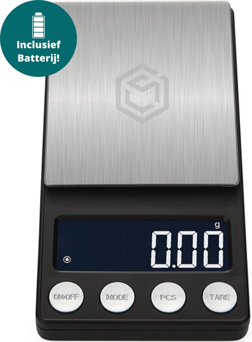 Ease Electronicz Digitale Mini Precisie Keukenweegschaal - 0,01 Tot 200 Gram - 14.2 X 7.5 Cm - Pocket Scale Op Batterij - Weegschaal Keuken 1 Ease Electronicz Digitale Mini Precisie Keukenweegschaal - 0,01 Tot 200 Gram - 14.2 X 7.5 Cm - Pocket Scale Op Batterij - Weegschaal Keuken