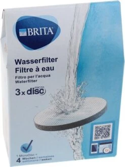 BRITA - Waterfilterpatroon MicroDisc 3-Pack -Drinkwater Apparaat Winkel 897x1200