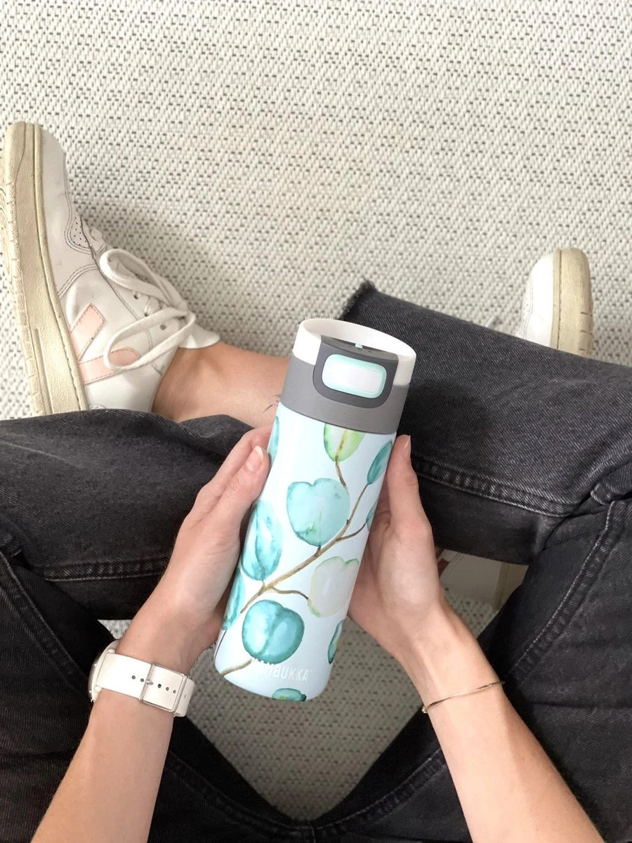 Kambukka Etna Thermosbeker 500 Ml - Makkelijk Reinigen - Lekvrije Koffiebeker - Eucalyptus Leaves 8 Kambukka Etna Thermosbeker 500 Ml - Makkelijk Reinigen - Lekvrije Koffiebeker - Eucalyptus Leaves - Afbeelding 8