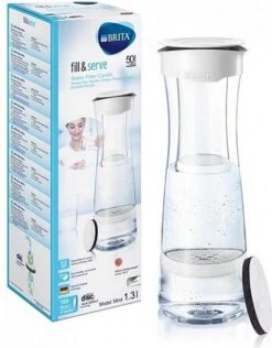 BRITA - Fill&Serve Waterfilterkaraf - 1,3L - Wit Grafiet - Inclusief 1 MicroDisc Waterfilter 27 BRITA - Fill&Serve Waterfilterkaraf - 1,3L - Wit Grafiet - Inclusief 1 MicroDisc Waterfilter -Drinkwater Apparaat Winkel 937x1200