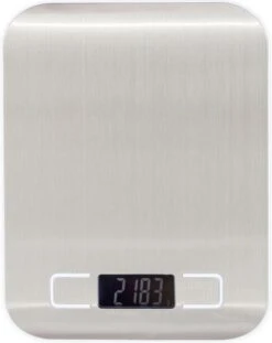 Nonna Keukenweegschaal Digitaal - RVS Weegschaal Keuken - Max. 5 Kilogram