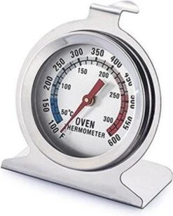 Oventhermometer - BBQ - Thermometer Oven - Temperatuurmeter RVS- BrandNewCake