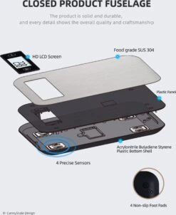 Smart Nutrition Scale - Keukenweegschaal - Digitaal & Bluetooth - APP Voor Android En IOS - Maximum Capaciteit 5 KG 22 Smart Nutrition Scale - Keukenweegschaal - Digitaal & Bluetooth - APP Voor Android En IOS - Maximum Capaciteit 5 KG -Drinkwater Apparaat Winkel 981x1200